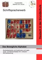 Vorschau - Fördermaterial/Inklusion - Das Bewegliche Alphabet - Buchstabenkarten - Deckblatt
