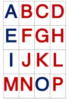 Vorschau - Fördermaterial/Inklusion - Das Bewegliche Alphabet - Buchstabenkarten - Seite 3