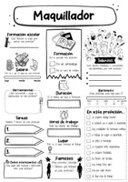 Vorschau - Arbeitsblätter - Maquillador Perfil (español) - Seite 1