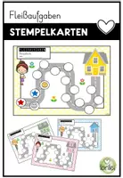 Vorschau - Arbeitsblätter - Stempelkarten Fleißaufgaben – Belohnungssystem Grundschule - Deckblatt