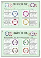 Vorschau - Arbeitsblätter - Daily routine & Telling the time wachsendes Paket (Englisch) - Seite 3