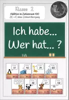 Vorschau - Spiele - Ich habe... Wer hat...? - Lernspiel Mathematik (ZE + E ohne ZÜ | Addition ZR 100) - Seite 1