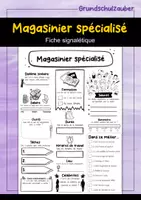 Vorschau - Arbeitsblätter - Magasinier spécialisé Fiche signalétique - Deckblatt