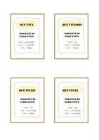 Vorschau - Spiele - Quartett Subjuntivo mit Hilfekarte - Deckblatt