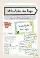 Vorschau - Präsentationen/Tafelbilder - Malaufgabe des Tages - Kl.2 (Einmaleins) - Deckblatt