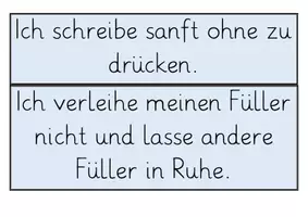 Vorschau - Präsentationen/Tafelbilder - Füllerregeln - Seite 1