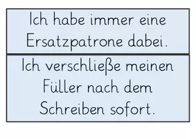 Vorschau - Präsentationen/Tafelbilder - Füllerregeln - Seite 3
