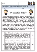 Vista previa - Hojas de trabajo - Hörspurgeschichte: Wo steckt der Dieb? (en alemán) - página 2