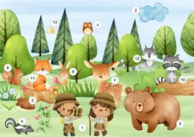 Vista previa - Hojas de trabajo - Hörspurgeschichte: Der Schlüssel vom Wald (en alemán) - página 1