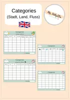 Vorschau - Spiele - Categories (Stadt, Land, Fluss): 4er Set - Deckblatt