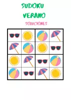 Vista previa - Juegos / Gamificación - SUDOKU VERANO - página 1