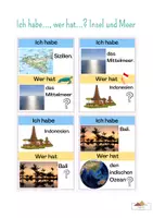 Vorschau - Arbeitsblätter - Materialpaket "Meere & Ozeane" differenziert mit Lösungen - Seite 3