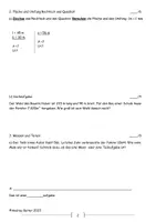 Vorschau - Test - 4. Mathe-Schularbeit für 4.VS/GS - Seite 1
