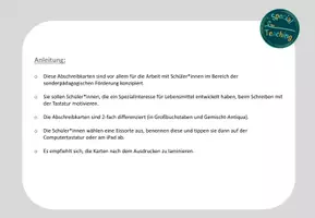 Vorschau - Fördermaterial/Inklusion - Abschreibkarten: Eissorten - Seite 1