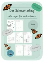 Vorschau - Arbeitsblätter - Arbeitsblätter und Lapbookvorlagen zum Thema Schmetterling - Deckblatt