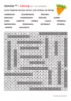 Vorschau - Spiele - Suchsel Gemüse - Sorten (2-fach differenziert) - Seite 3