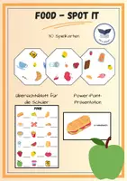 Vorschau - Spiele - Food - Spot it - Spot the twin - Deckblatt