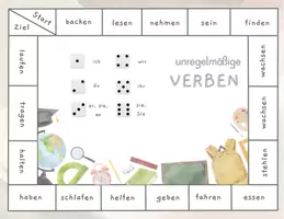 Vorschau - Spiele - Unregelmäßige Verben - lustiges Würfelspiel - Seite 1