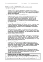 Vorschau - Arbeitsblätter - AB mit Fragen zum Thema "Manga" + Lösungsblatt + Mindmap + Infografik - Seite 3