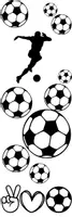 Vorschau - Anderer Materialtyp - Lesezeichen1 Herzen-Sterne-Fußball - Deckblatt