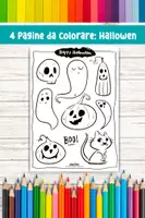 anteprima - Materiale per pittura e bricolage - Colori Spettrali e Creatività: Il Set di Pagine da Colorare di Halloween che Incanta i Piccoli Artisti! - Pagina di copertina