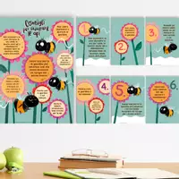 anteprima - Materiale per pittura e bricolage - Api al volo: Esplora, impara e salva il mondo delle api con il nostro set di 8 poster ecologici per bambini! - Pagina 3