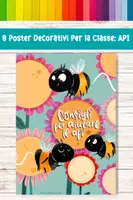 anteprima - Materiale per pittura e bricolage - Api al volo: Esplora, impara e salva il mondo delle api con il nostro set di 8 poster ecologici per bambini! - Pagina di copertina