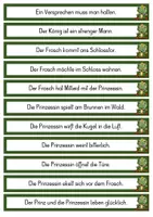 Vorschau - Anderer Materialtyp - Sätze zum Abschreiben – Froschkönig - Seite 3