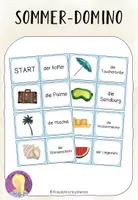 Vorschau - Spiele - Sommer Domino - Deckblatt