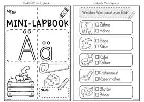 Vorschau - Stundenentwürfe - SPARPAKET Mini-Lapbooks Umlaute Ä Ö Ü - Seite 3