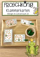 Vorschau - Anderer Materialtyp - Mengen Klammerkartei – Froschkönig - Deckblatt