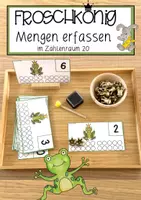 Vorschau - Anderer Materialtyp - Mengen erfassen - Froschkönig - Deckblatt