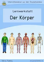 Vorschau - Arbeitsblätter - Der Körper (Sachunterricht, Lernwerkstatt) - Deckblatt