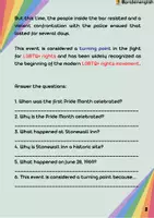 Aperçu - Feuilles d'exercices - Lecture en anglais sur Stonewall Inn. - Page 2