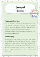 Vorschau - Spiele - Lesespiel 1. & 2. Klasse (Sommer) - Seite 2