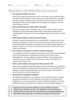 Vorschau - Arbeitsblätter - AB mit Fragen zum Thema "Maria (Mutter von Jesus)" + Lösungsblatt + Infografik - Seite 2