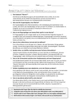 Vorschau - Arbeitsblätter - AB mit Fragen zum Thema "Marine" + Lösungsblatt - Seite 1