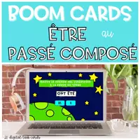 Vorschau - Spiele - PASSÉ COMPOSÉ Être BOOM CARDS - Seite 1