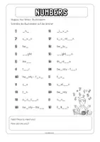 Vorschau - Arbeitsblätter - Englisch Vokabel Rätsel More 1 Unit 1 NUMBERS - Seite 3