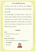 Vorschau - Arbeitsblätter - Lerntheke Sommer - Deutsch Klasse 4 - Seite 1