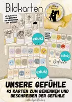Vorschau - Bildkarten - Gefühle benennen und beschreiben - Bildkarten über Gefühle - Deckblatt