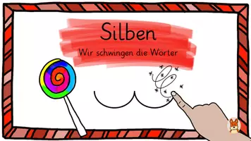 Vorschau - Arbeitsblätter - Silben schwingen - digitale Tafelbilder und Silbenheft Deutsch 1 - Seite 2