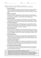 Vorschau - Arbeitsblätter - AB mit Fragen zum Thema "Maulwürfe" + Lösungsblatt - Seite 1