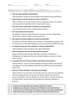 Vorschau - Arbeitsblätter - AB mit Fragen zum Thema "Max und Moritz" + Lösungsblatt + Mindmap + Infografik - Seite 3