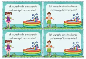 Vorschau - Anderer Materialtyp - Feriengruß Sommerferien - Wasserball oder Wasserbomben - Seite 2