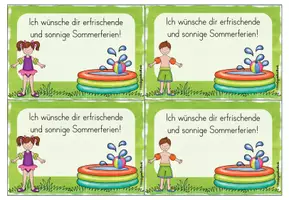 Vorschau - Anderer Materialtyp - Feriengruß Sommerferien - Wasserball oder Wasserbomben - Seite 3