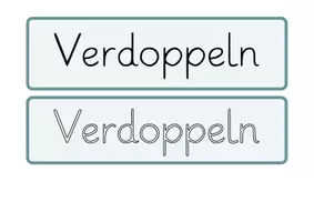 Vorschau - Stundenentwürfe - Komplettes Tafelmaterial fürs Verdoppeln und Halbieren - Fingerbilder + Zwanzigerfeld + Würfelbilder + Aufgabenkarten und vieles mehr - Seite 2