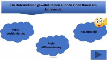 Vorschau - Spiele - Aufgabe Preispolitik Marketing Spiel Zuordnung PowerPoint - Deckblatt