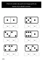 Aperçu - Feuilles d'exercices - Domino Addition - Page de couverture