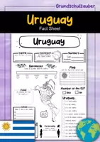 Vorschau - Arbeitsblätter - Uruguay fact sheet (english) - Deckblatt